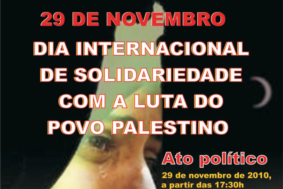 Resultado de imagem para Dia Internacional de Solidariedade com o Povo Palestino