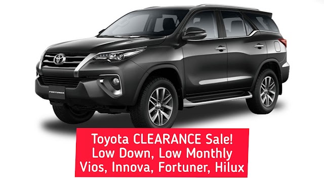 Toyota FORTUNER Clearance Sale!