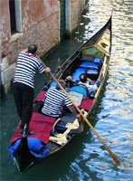 Romance in Venice, Italy