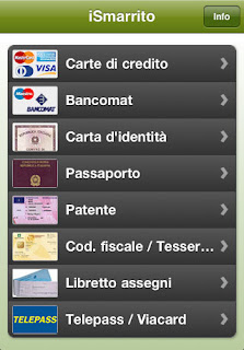 iSmarrito l'app per bloccare le Carte di credito e Bancomat.