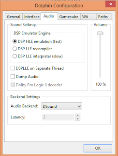 Audio Setting Dolphin 4.0.1 Emulator 