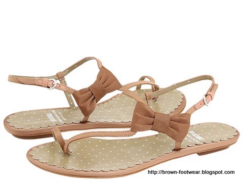Brown footwear:footwear-85277