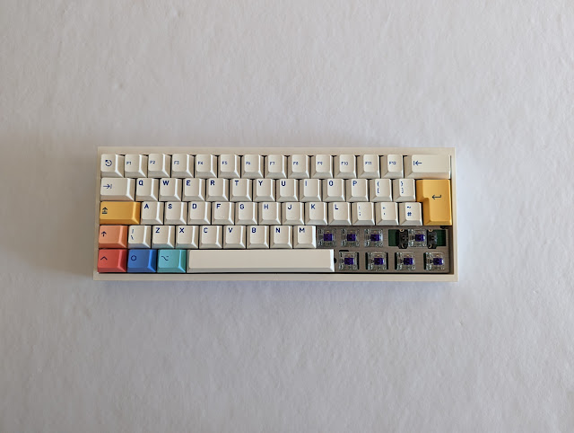 Teclado custom 60% caja Tofu60 - montar teclado custom