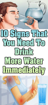 10 SIGNS THAT YOU NEED TO DRINK MORE WATER & YOU SHOULD START THE INTAKE IMMEDIATELY