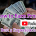 Best 5 Experience How to Earn From YouTube