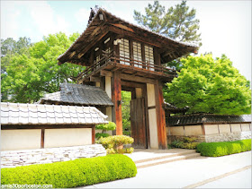 Entrada al Fort Worth Japanese Garden