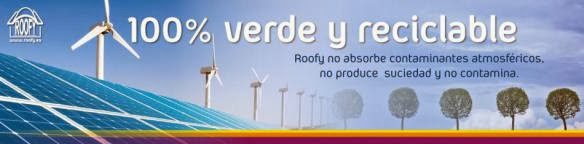 tejas de plastico roofy no contaminantes y reciclables