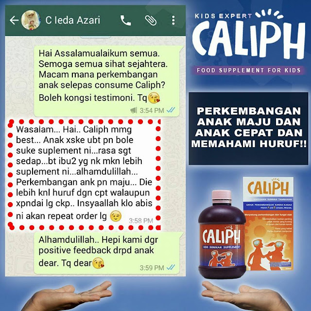 CALIPH SUPPLEMENT KANAK-KANAK JUS MINDA