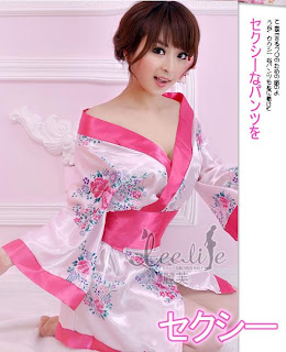 Sexy Kimono Candy Pink KM0006