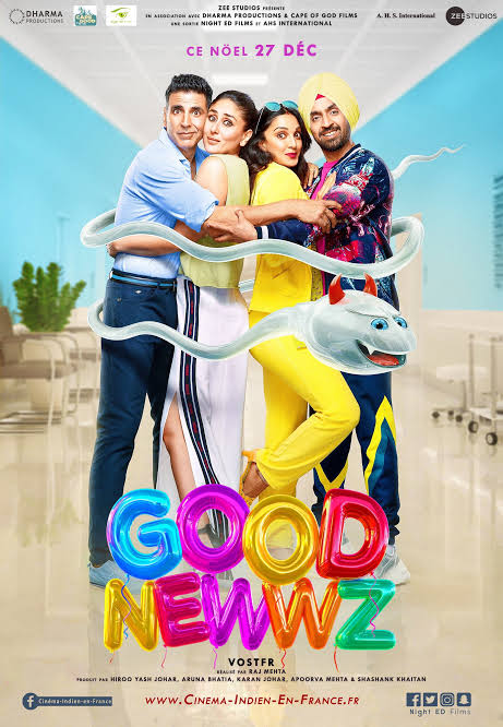 Good Newwz (2019) Movie Download WEB-DL {Hindi} 480p [400MB] || 720p [1.1GB] || 1080p [2.6GB] by 9xmovieshub.in