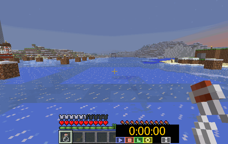 Minecraftプレイ日記 マインクラフトで最速の移動手段は何なのか検証してみた Minecraftプレイ日記 マインクラフトで最速の移動手段は何なのか検証してみた