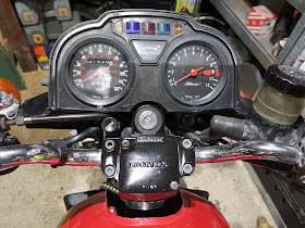 Honda CX500 Motorcycle Instrument Cluster