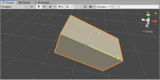 Resize the cube by dragging coloured cubes