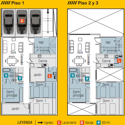 PLANOS PARA CONSTRUIR EDIFICIO EN 190M2 via www.planosdecasas.blogspot.com