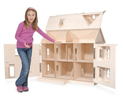 Wooden Barbie Doll House The house that jack build