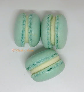 Macarons ganache noix de coco 