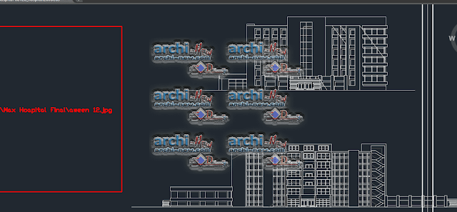 - الواجهات مستشفى 260 سرير dwg 