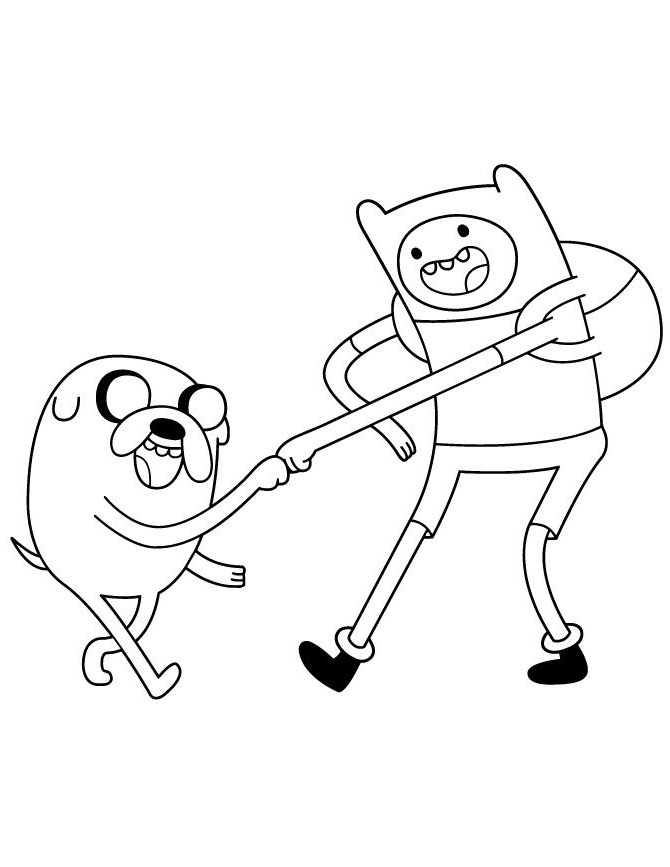 cartoon coloring pages