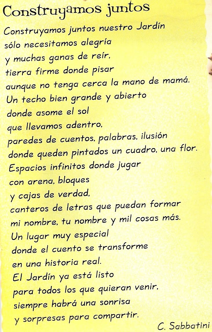 Mundo del Saber: Palabras de Bienvenida al año escolar