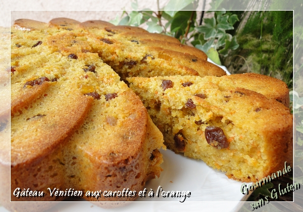 Gâteau Vénitien aux carottes et à l'orange