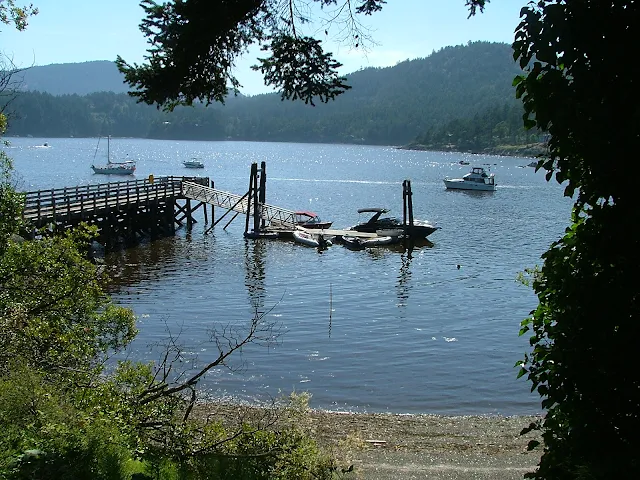 San Juan County dock at Eastsound