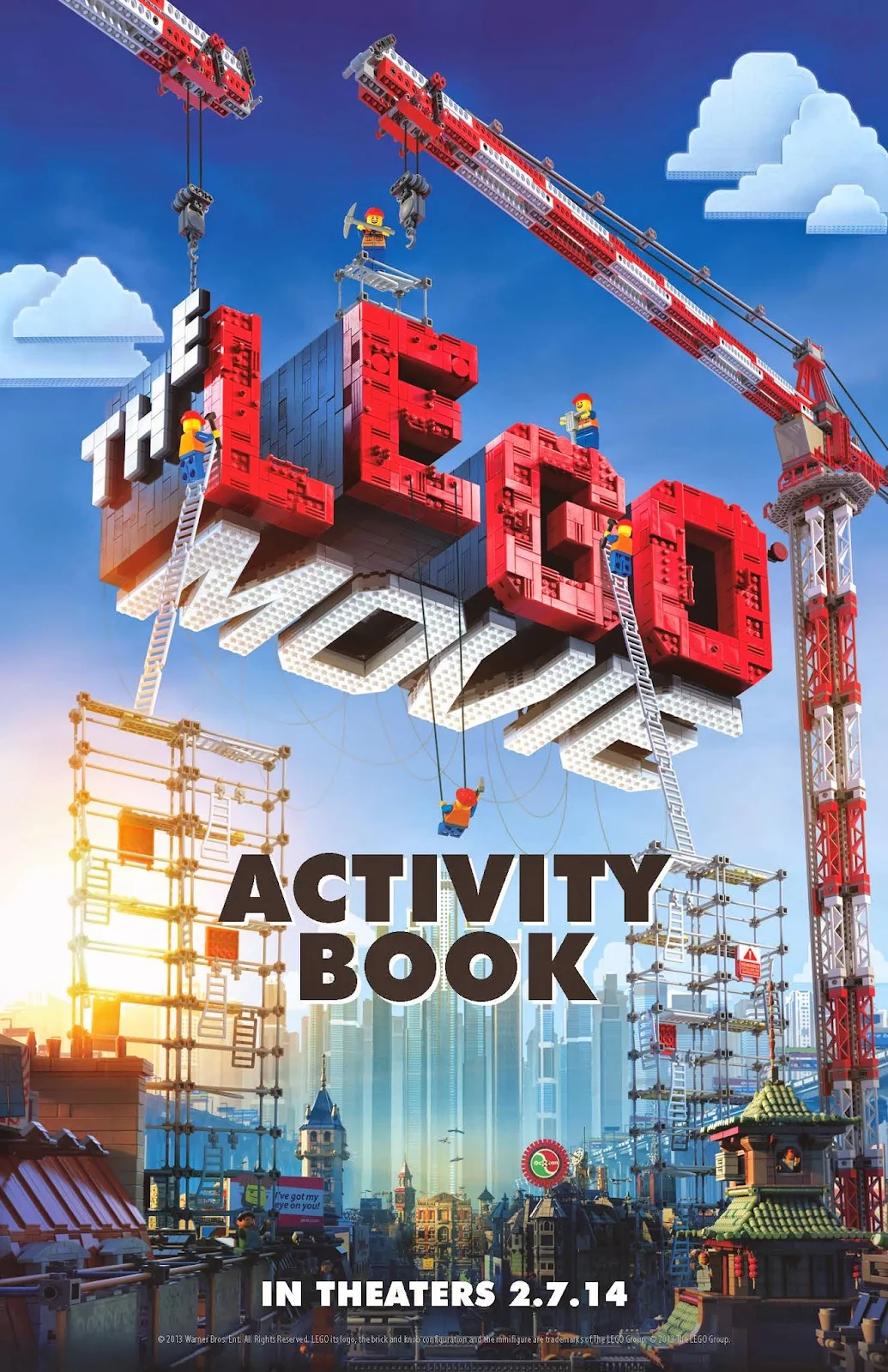 Lego Movie Free Printable Activity Book.