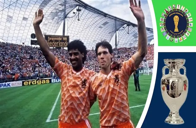 تتويج فرانك ريكارد بلقب امم اوروبا 1988 مع منتخب هولندا