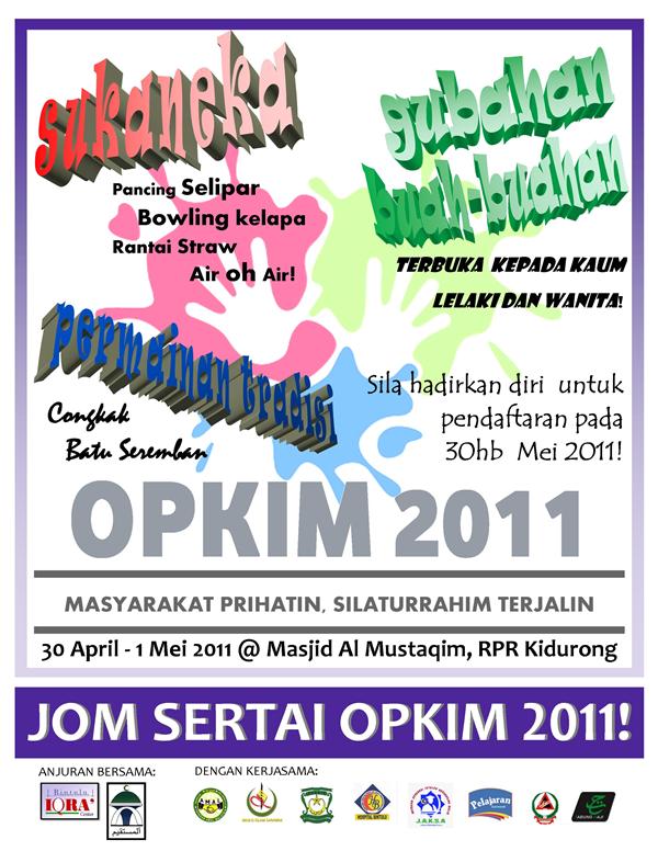 Jom Sertai OPKIM 2011! ~ Bintulu Iqra' Center