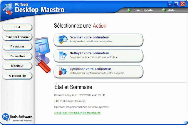 Offre promotionnelle : PC Tools Desktop Maestro 2 gratuit !