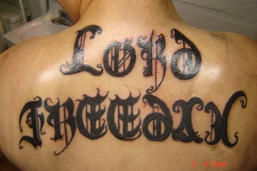 One primary concern for text tattoos is what fonts or style of lettering to 