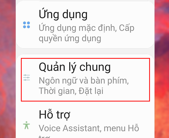 Bước 1: Vào Cài đặt -