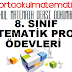 8. SINIF MATEMATİK PROJE ÖDEVLERİ