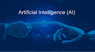 Artificial Intelligence human and robot