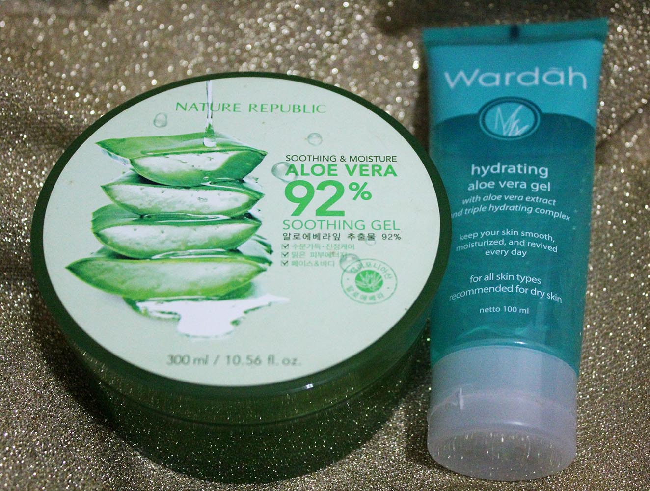 Mesi Beauty Diary Nature Republic Aloe Vera 92 Soothing Gel Vs