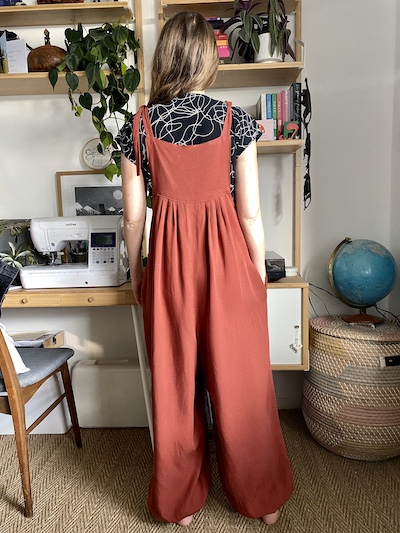 Diary of a Chain Stitcher: By Hand London Leo Dungarees in London Town Tencel/Linen Merchant & Mills