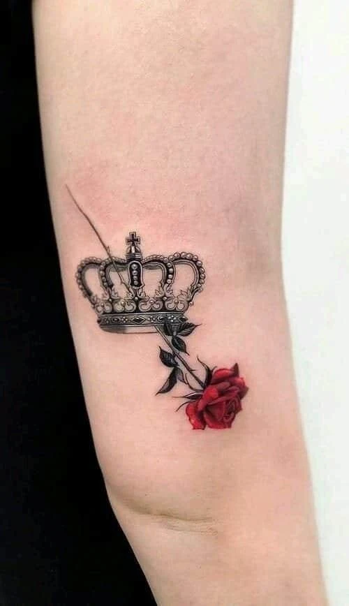 Tatuajes de coronas para princesas