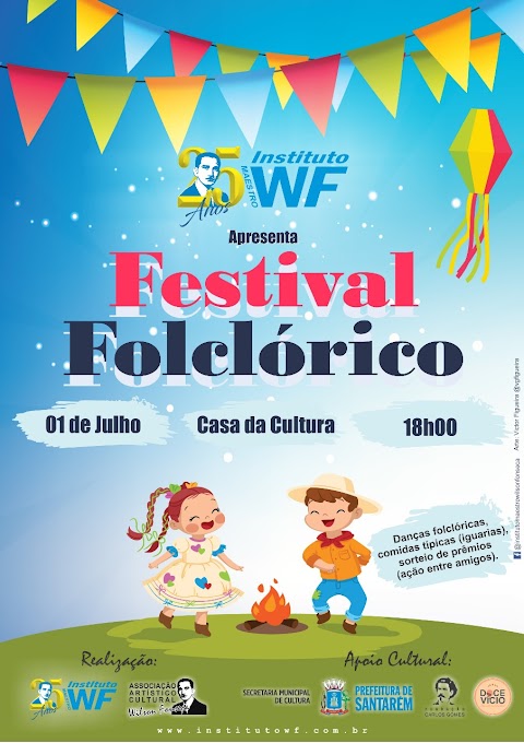 Instituto Maestro Wilson Fonseca realiza Festival Folclórico no domingo