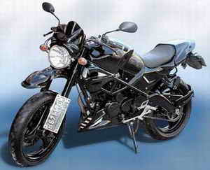 modified motor Honda Tiger