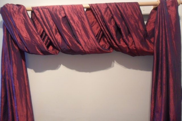 MAKING SCARF VALANCES, FREE INSTRUCTIONS - FREE CURTAIN AND WINDOW