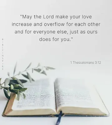 1 Thessalonians 3:12, Bible verses about judging others with a prayer for increasing and overflowing love Abundant Love