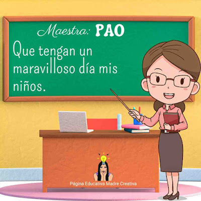 PIN Nombre Pao - Maestra Teacher Pao para imprimir