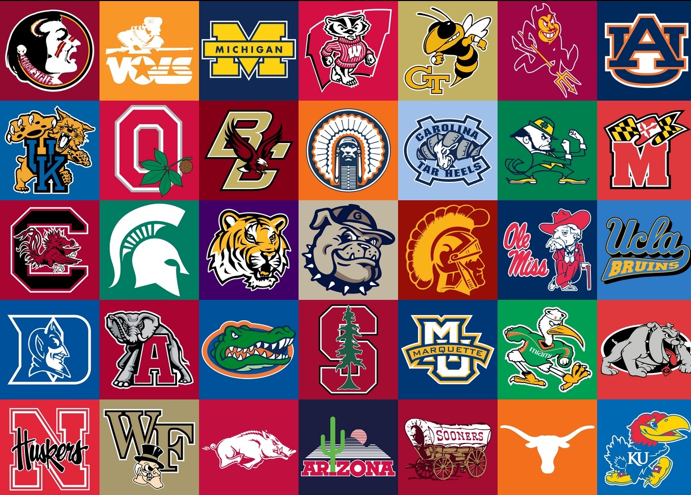 College Logo Colors