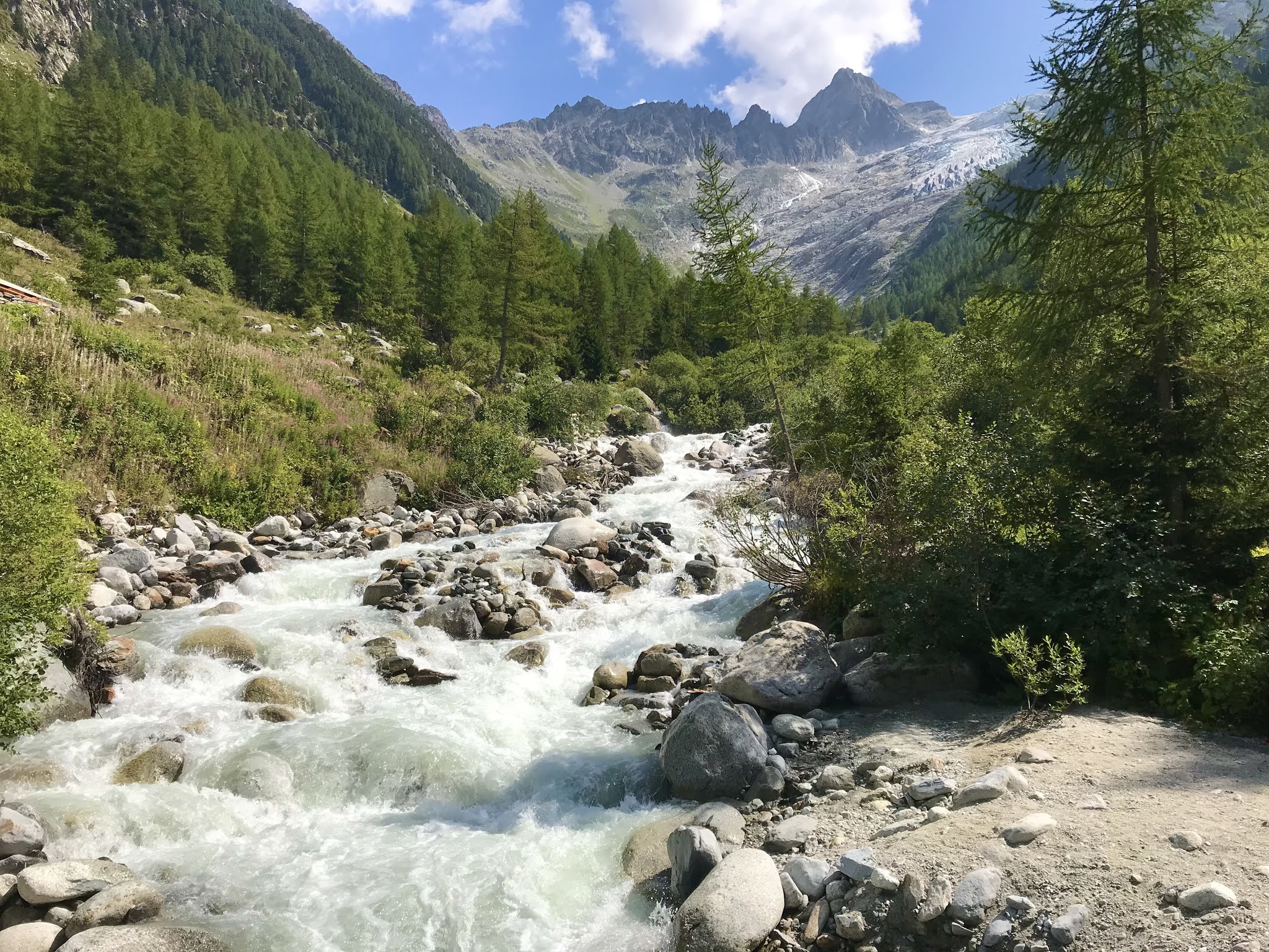 TMB, Tour Mont Blanc, Trient, Arpette, Trekking, Valais, Alpes, Caminhada, Percurso Pedestre, Monte Branco, Suiça