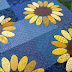 free quilt pattern sunflower placemat i sew free - sunflower quilt block based on the swoon pattern by