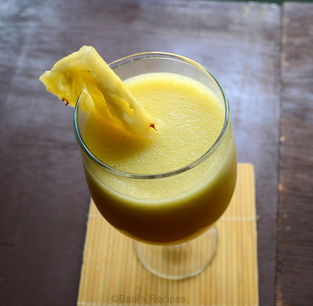 Fresh Pineapple Juice | Homemade Juice