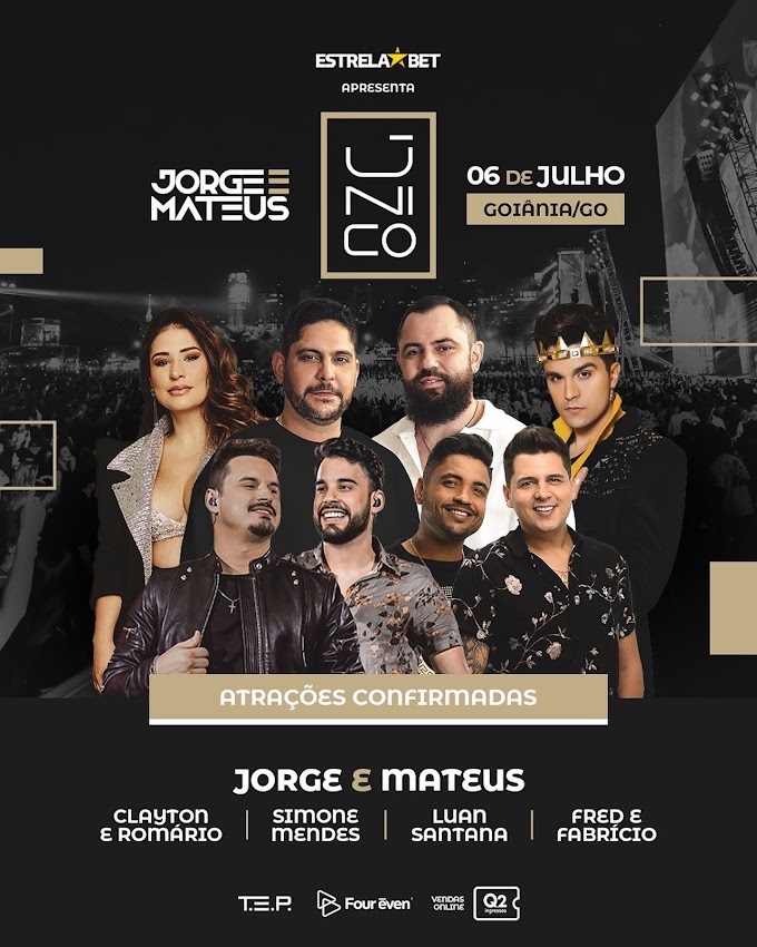 06/07/2024 Show de Jorge e Mateus ÚNICO em Goiânia [Estacionamento do Serra Dourada]