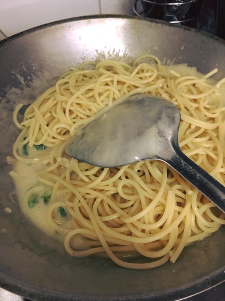 Makan Minum Best: Spaghetti Carbonara tanpa Sos Prego