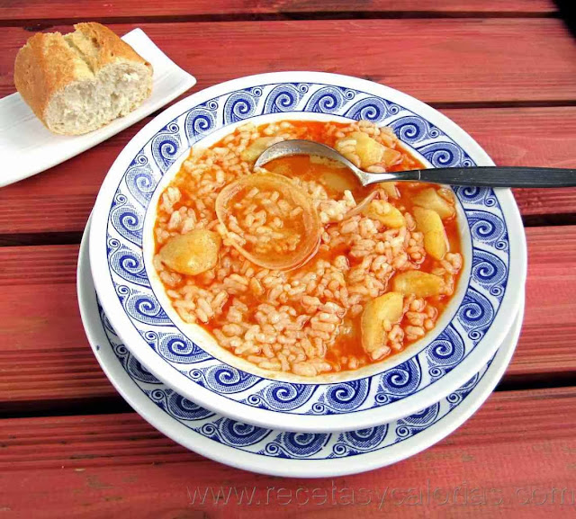 Cocido de patata y arroz