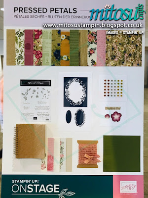 Pressed Petals Suite NEW Stampin' Up! Products #onstage2019 Display Board from Mitosu Crafts UK