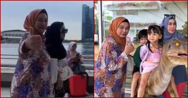 8 Potret Kedekatan Amy Qanita dan Ibunda Jeje Govinda yang Liburan Bareng di Singapura, Santai Seperti Tak Terjadi Apa-Apa - Dicibir Sedang Akting